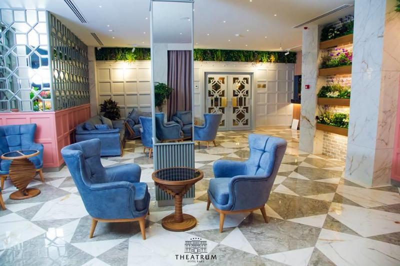 Theatrum Hotel Bakoe Buitenkant foto The atrium